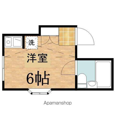 サンラザール長沼(ワンルーム/1階)の間取り写真