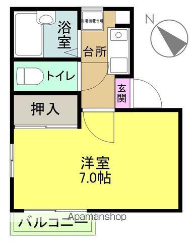 アーバンヒルズマンション(1K/2階)の間取り写真