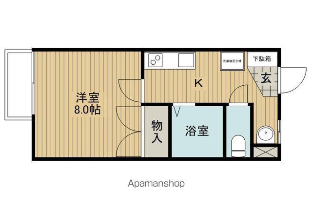 マイタウン(1K/2階)の間取り写真