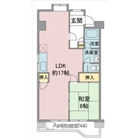 レジデンス・オーミ(2LDK/5階)の間取り写真