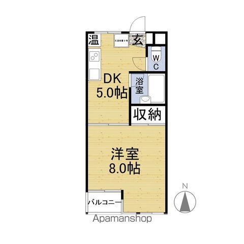 ロイヤルハイツ森下(1DK/3階)の間取り写真