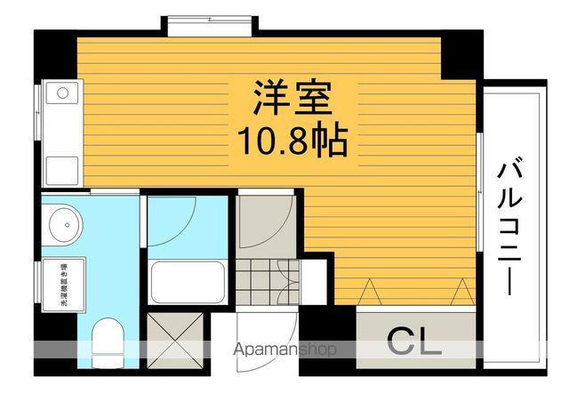 シャインビュー豊中(ワンルーム/8階)の間取り写真