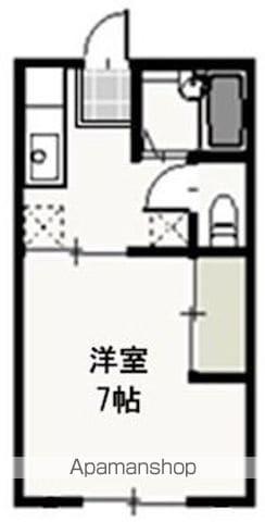 サンコーポ西古松(1K/1階)の間取り写真