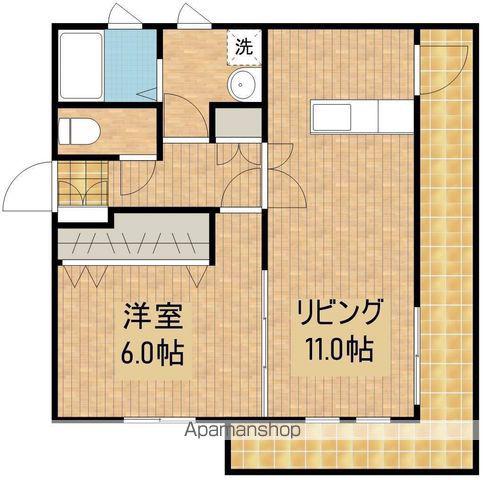 TPC 5(1LDK/3階)の間取り写真