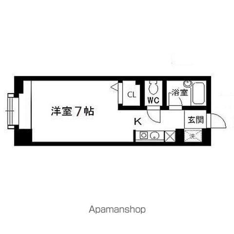 セントヒルズ仙台(ワンルーム/2階)の間取り写真