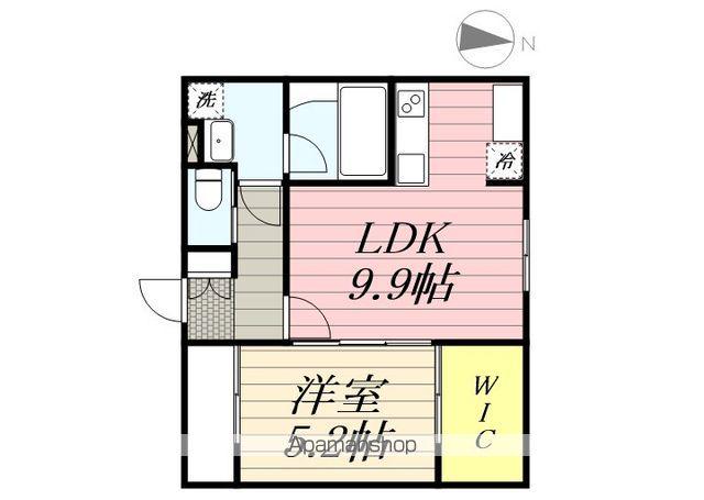 FSあじまテラス(1LDK/1階)の間取り写真