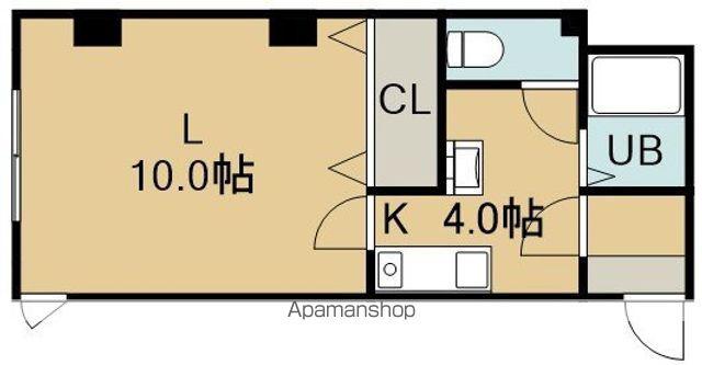 RS FLATⅡ(1K/2階)の間取り写真