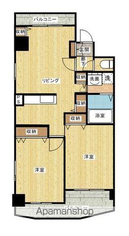 オーシャンクレスト(2LDK/6階)の間取り写真
