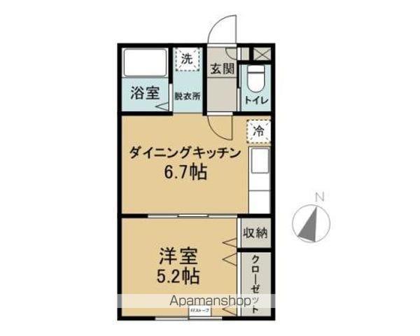 CEREJEIRA(1DK/1階)の間取り写真