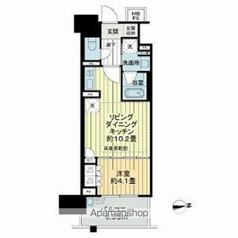 ザ・グランアルト栄(1LDK/8階)の間取り写真