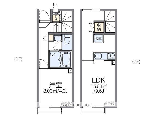 レオネクストJUBILEEⅡ(1LDK/1階)の間取り写真