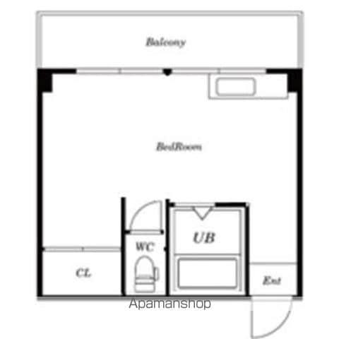 リバーサイド小柳(ワンルーム/2階)の間取り写真