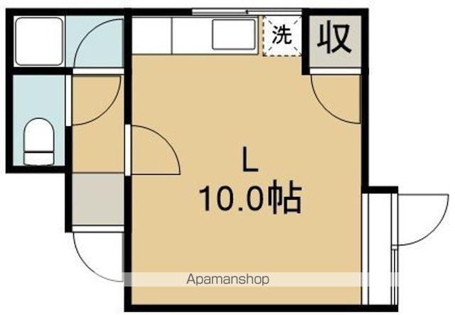 アルファヒルズⅡ(ワンルーム/2階)の間取り写真