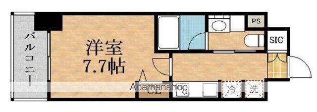 アーバンリンク森小路駅前(1K/2階)の間取り写真