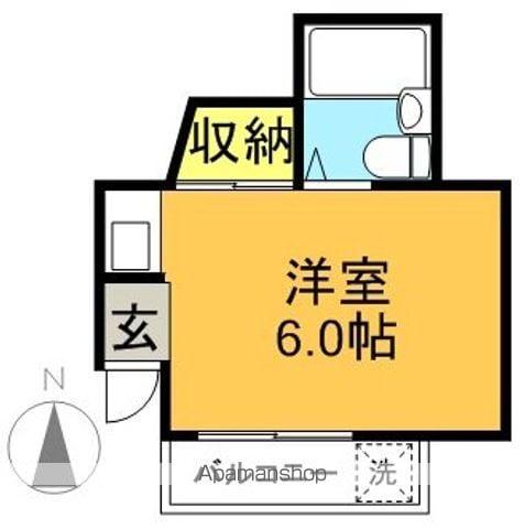 ハイツ寿(ワンルーム/1階)の間取り写真