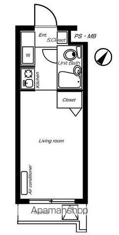 ジョイフル新高円寺(ワンルーム/2階)の間取り写真