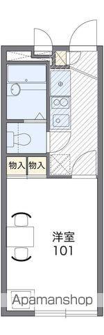 レオパレス森田(1K/2階)の間取り写真