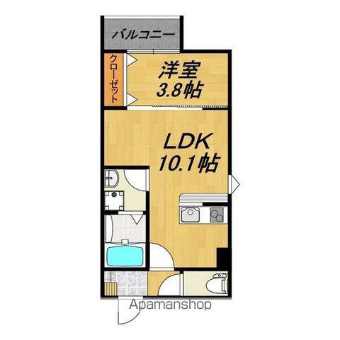 LECOCON一宮Ⅷ(1LDK/1階)の間取り写真