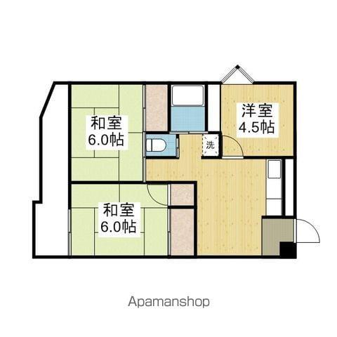 酒井ビル(3DK/3階)の間取り写真