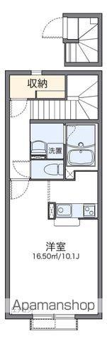 レオネクストオアシス 19(1K/2階)の間取り写真