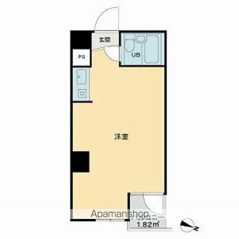 メゾーネ山下町(ワンルーム/4階)の間取り写真