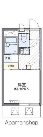 レオパレスコスモスⅡ(1K/2階)の間取り写真