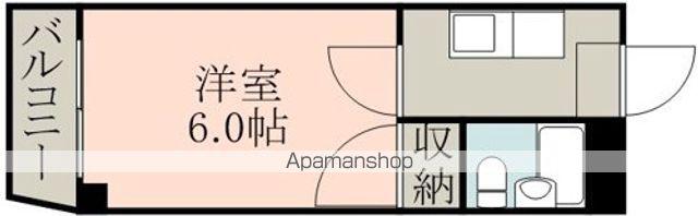 若葉ハイツ(1K/1階)の間取り写真