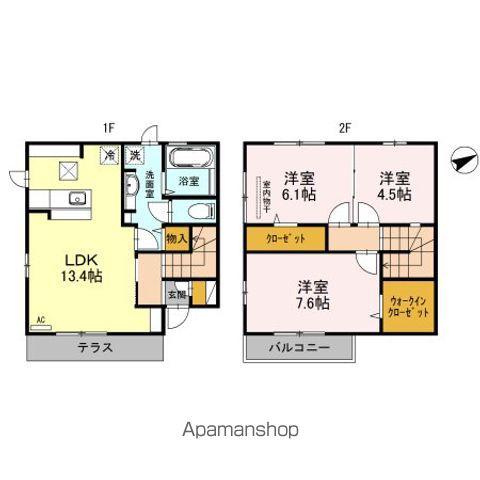 ドゥパレ王子(3LDK)の間取り写真