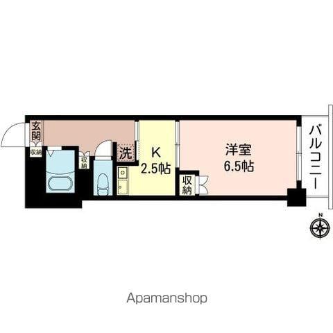 プラザ飯田橋(1K/3階)の間取り写真