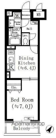 ルーチェ六義園(1DK/3階)の間取り写真