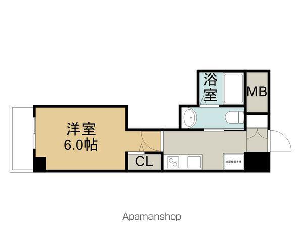 エステムコート名古屋千種グレイス(1K/14階)の間取り写真