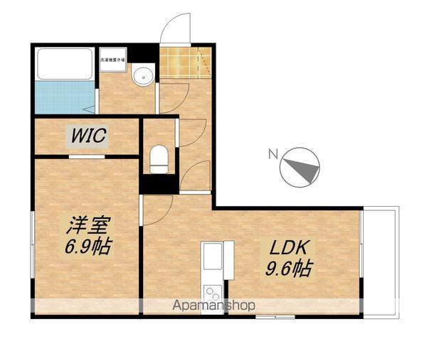 シャーロット石橋駅前(1LDK/3階)の間取り写真