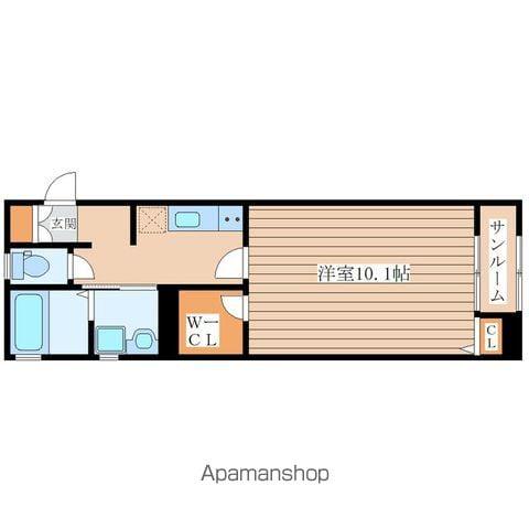 TSUKASA PREMIUM Ⅱ(1K/1階)の間取り写真