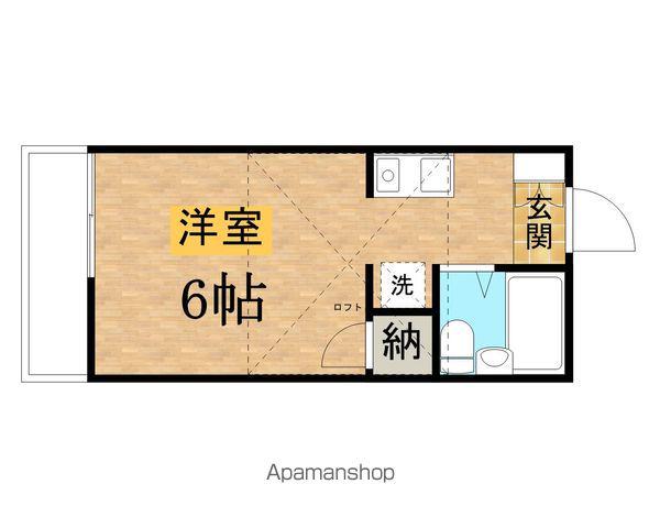 サクセスコート東中野(ワンルーム/2階)の間取り写真