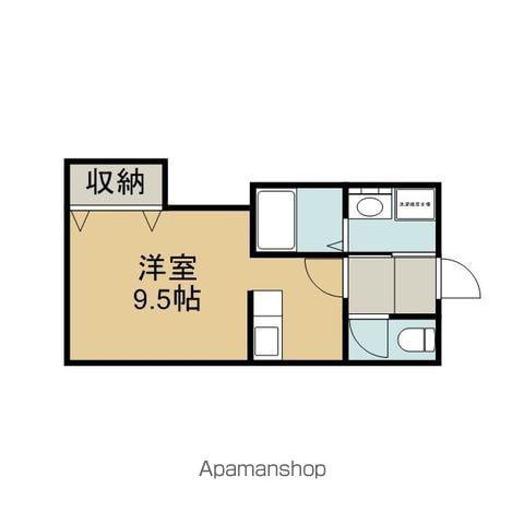 フェアリーヒロタ(ワンルーム/2階)の間取り写真