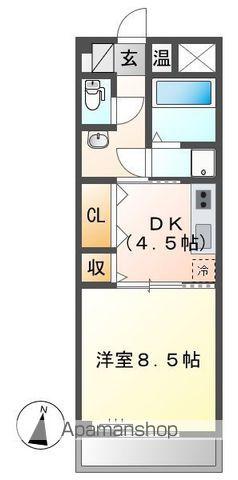 LE PLACE 2000(1DK/1階)の間取り写真