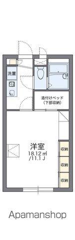 レオパレス南古都(1K/1階)の間取り写真