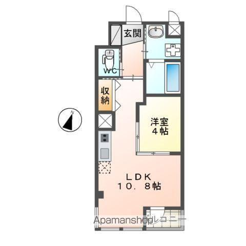 エルヴィータ(1LDK/2階)の間取り写真