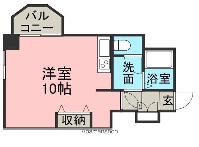 ビッグバーンズマンションN11(ワンルーム/5階)の間取り写真
