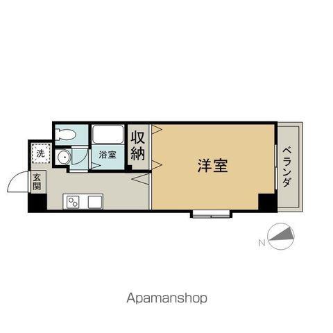 シャルム豊明(1K/2階)の間取り写真