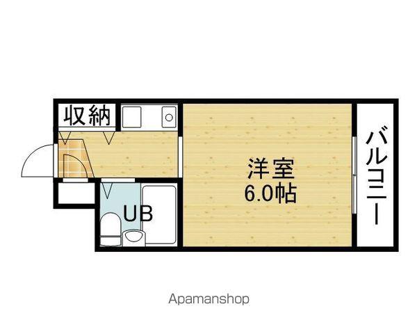 FROM10(1K/4階)の間取り写真