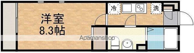 リブリ・あすなろ(1K/1階)の間取り写真