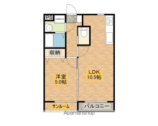 Y&M SAWA(1LDK/3階)の間取り写真