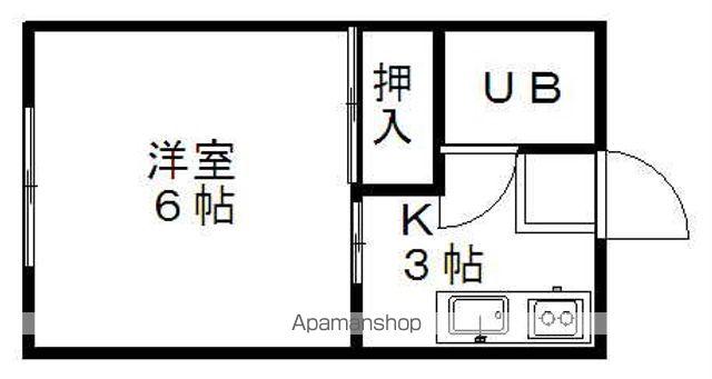コーポさいとう(1K/1階)の間取り写真