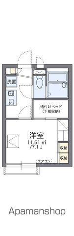 レオパレス操(1K/2階)の間取り写真
