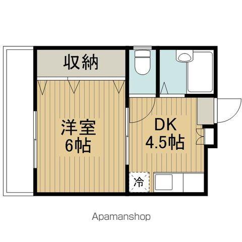 サンライズ高円寺(1DK/3階)の間取り写真