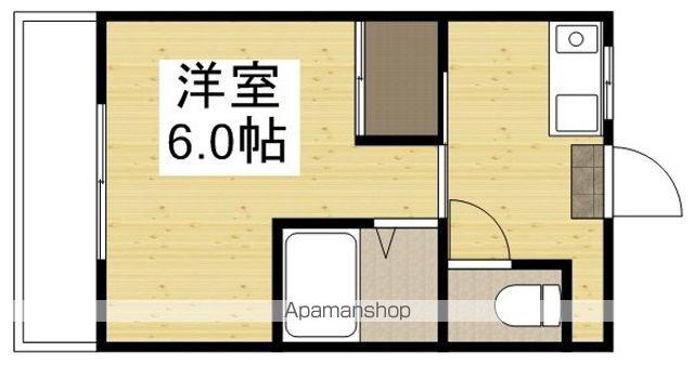アーバンライフ泉田Ⅱ(1K/4階)の間取り写真