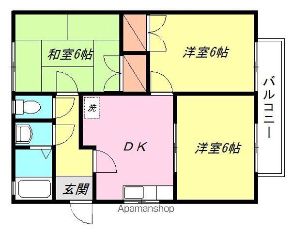 滝口ベスト(3DK/1階)の間取り写真