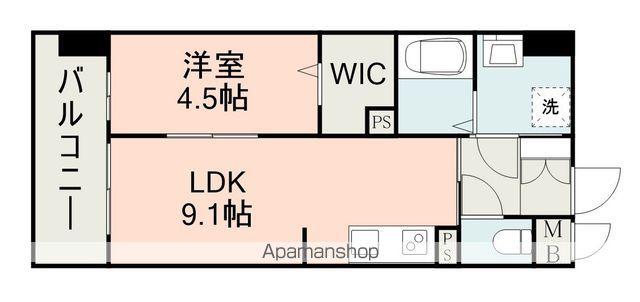 AVANCE菊陽(1LDK/7階)の間取り写真