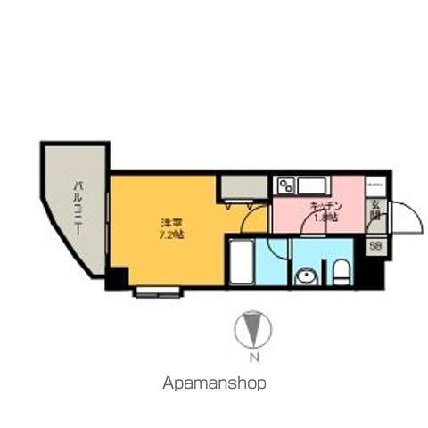 カレント新栄(1K/9階)の間取り写真